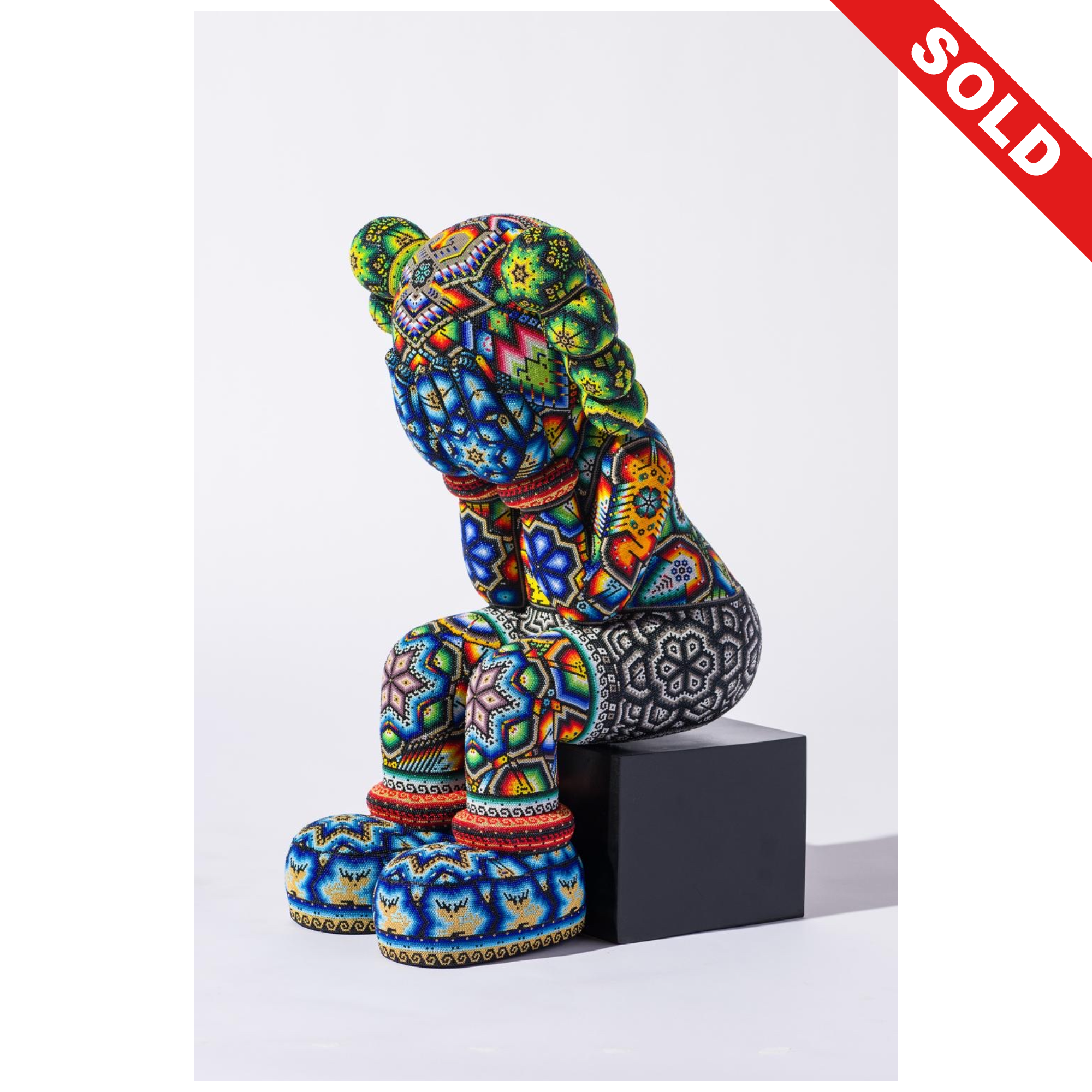 CHROMA aka Rick Wolfryd original beaded sculpture