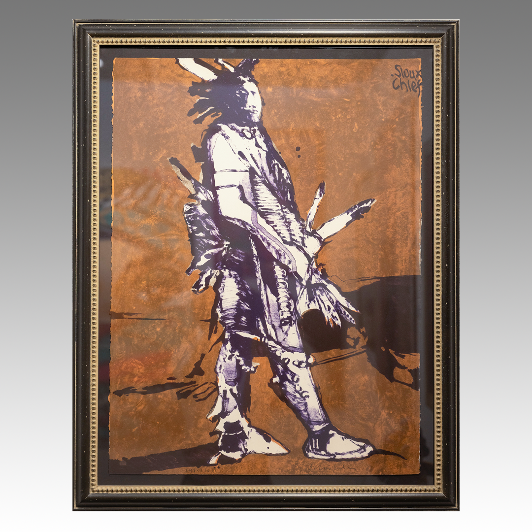 Fritz Scholder Lithograph