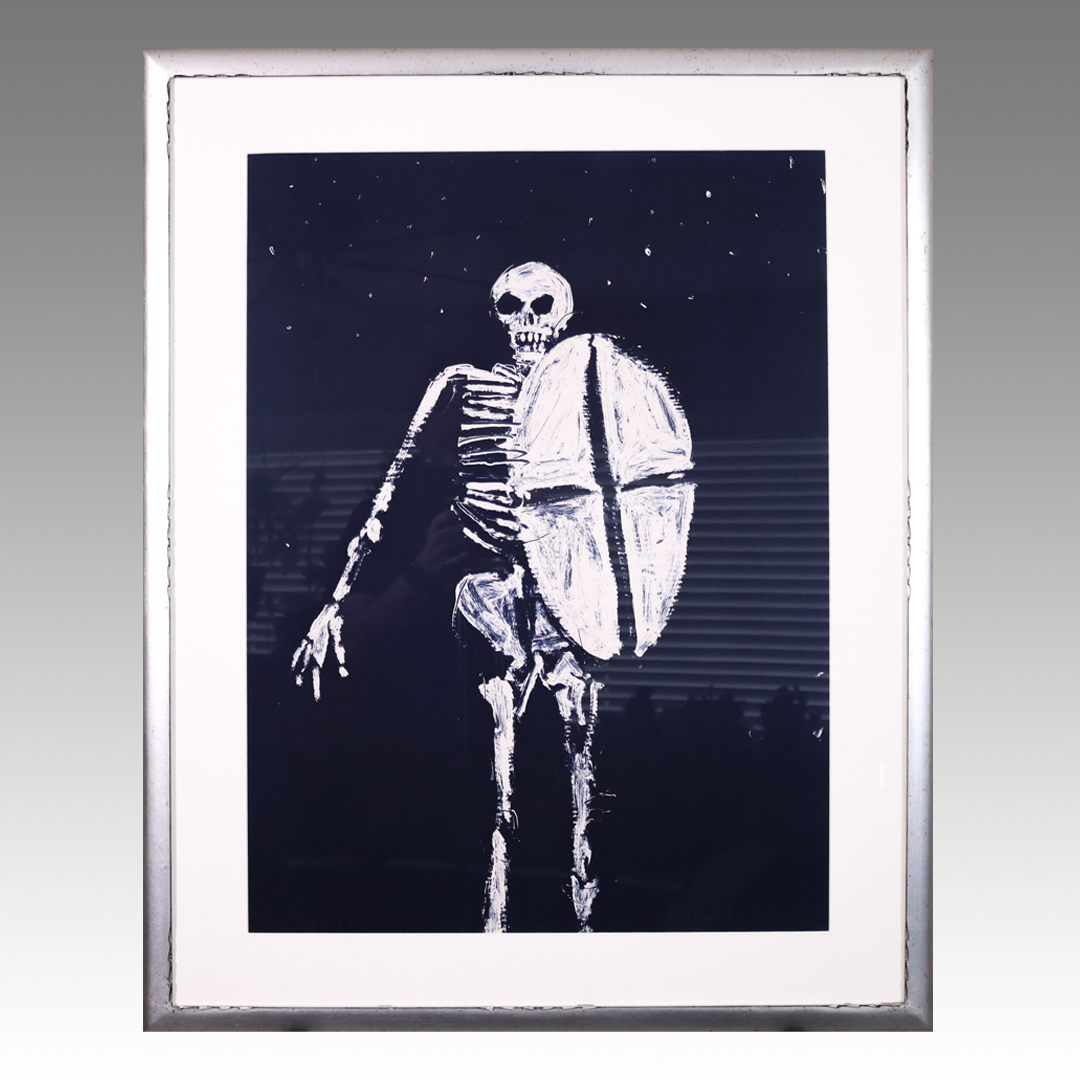 Fritz Scholder cyanotype