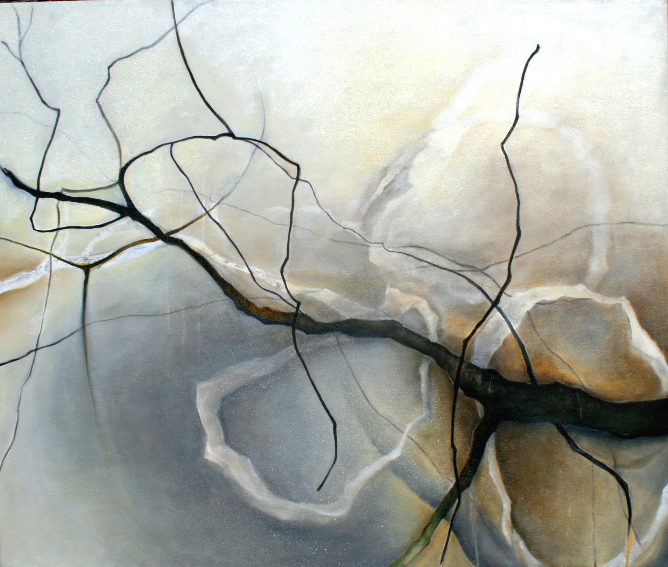  Reiteration #4   
 Mixed Media on Canvas 50"x60"