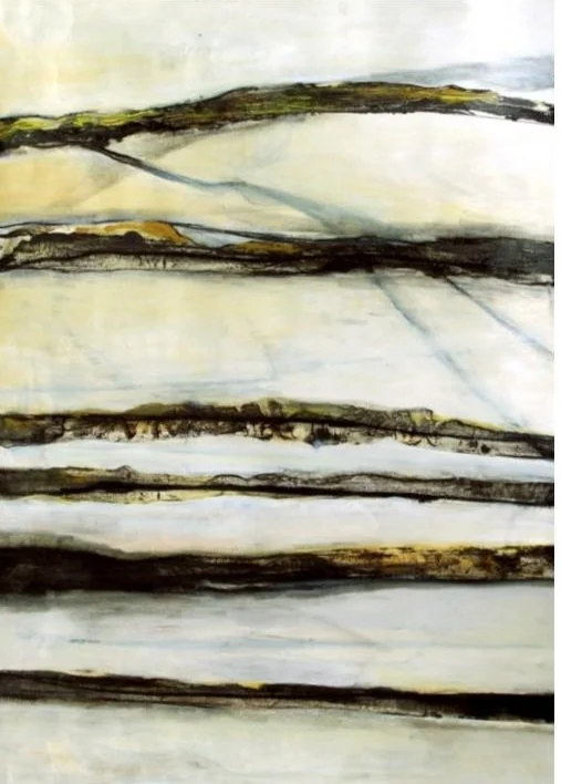 Sequentia #P-7 Mixed Media on Paper 30"x24" 2004