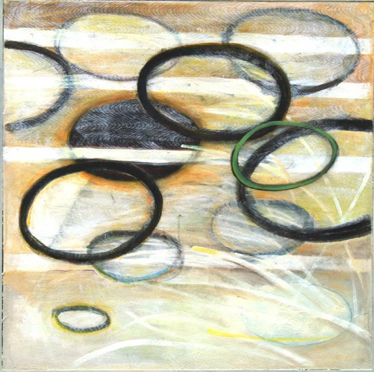 Sequentia #18 Mixed Media on Panel 24"x24" 2006