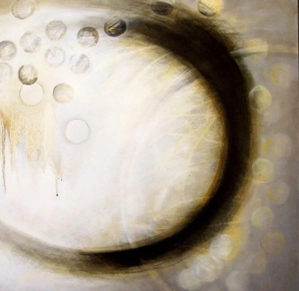  Connection #19  
  Mixed Media on Canvas, 2006