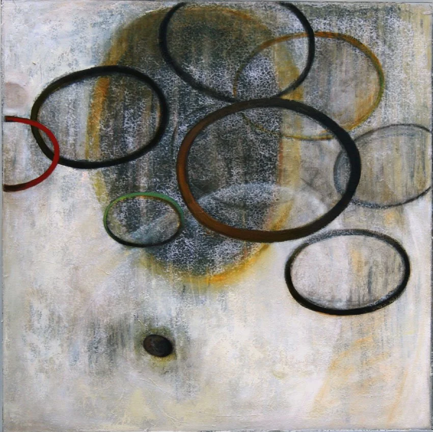 Sequentia #19 Mixed Media on Panel 24"x24" 2006