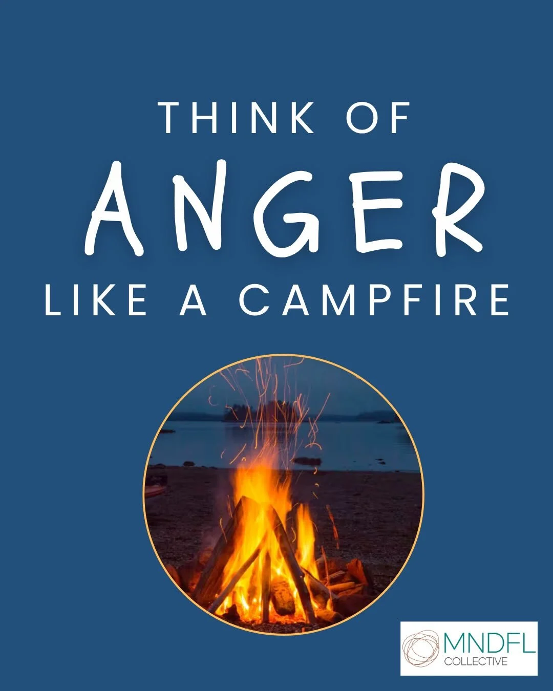 Anger can feel like a wildfire 🔥 Fast, intense, and hard to contain.

But here&rsquo;s the thing&hellip;fire needs fuel to keep going.

Sometimes, the thoughts we replay, the stories we tell ourselves, or the way we hold onto a moment&hellip;that&rs