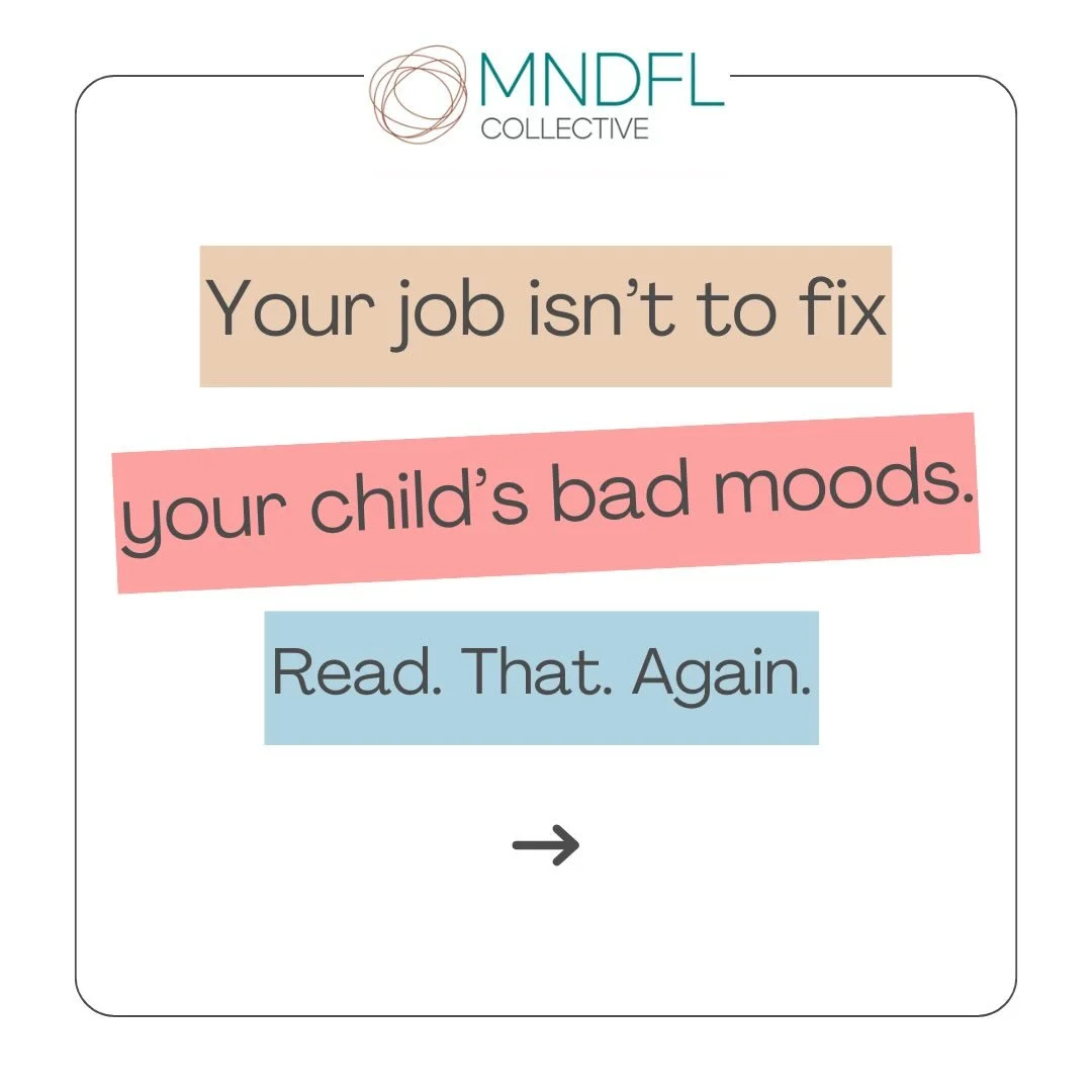 One of the heaviest burdens we carry as parents and caregivers is the belief that we are responsible for our children&rsquo;s happiness 24/7. 

When they crawl into the back seat after school looking miserable or throw a fit because things didn&rsquo