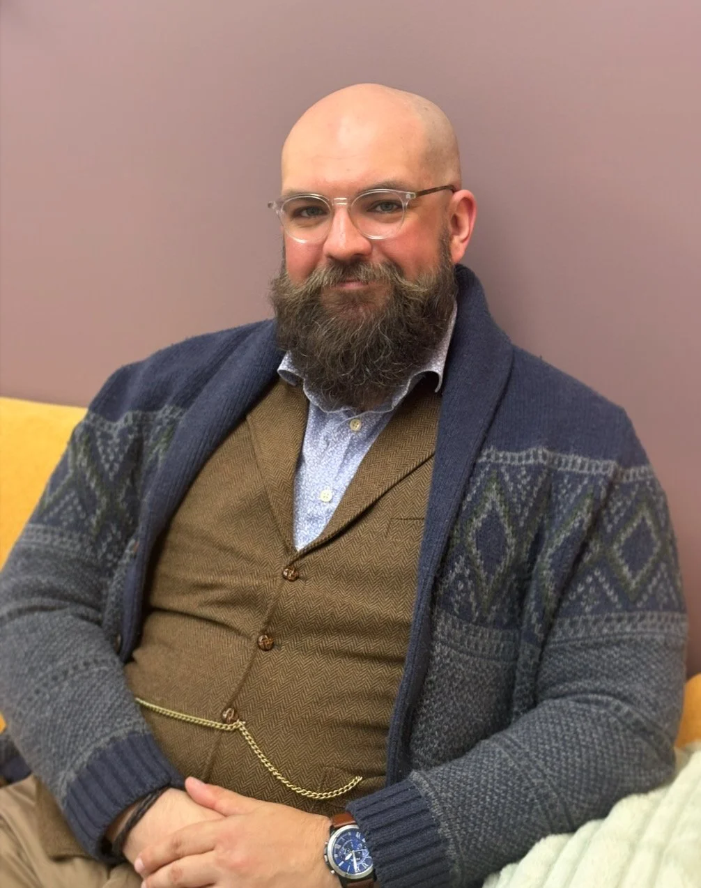 Jordan Andrews, male psychology clinician