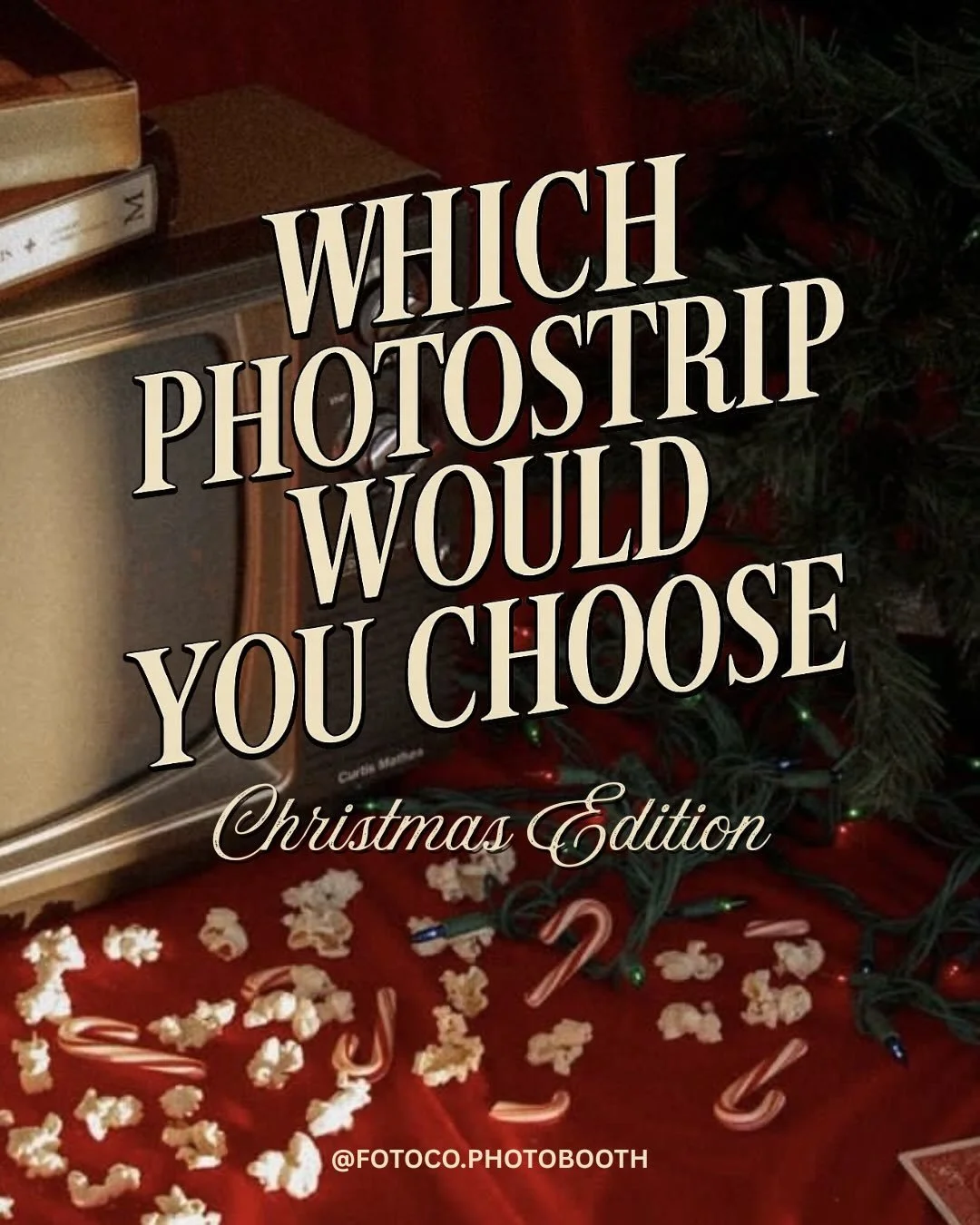 Which Christmas themed photostrip would you choose?🎄🎁

Swipe through to see some of our festive designs and drop your favorite one in the comments! 

#photobooth #laphotobooth #ocphotobooth #photoboothrental #aestheticphotobooth #christmas #holiday