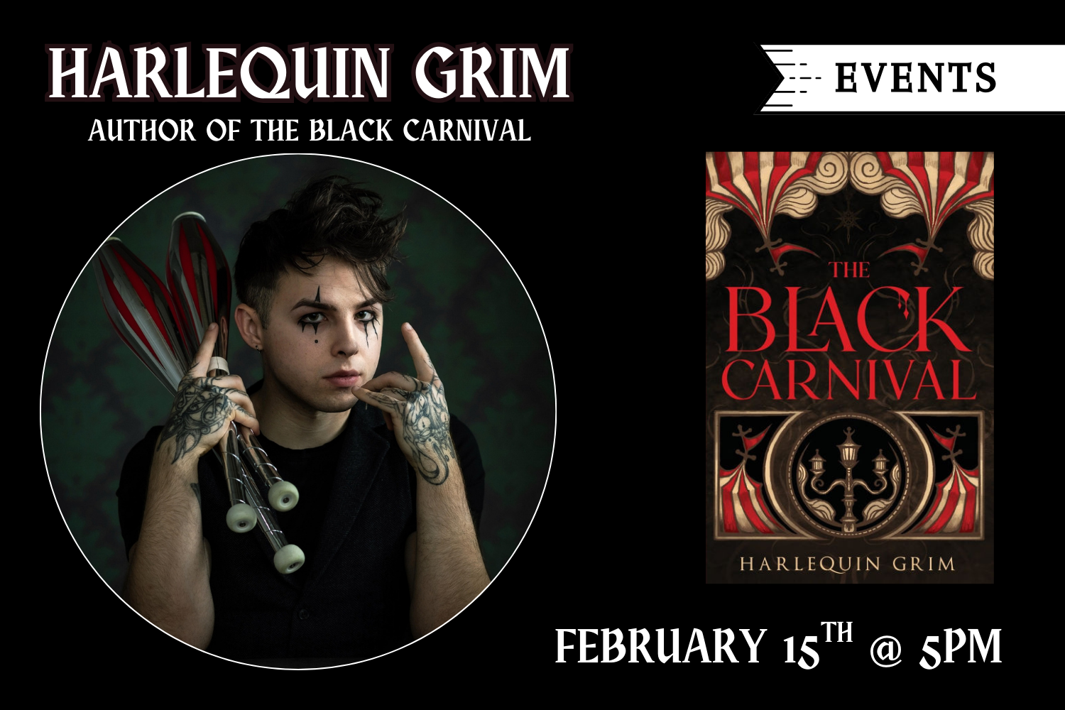Harlequin Grim Q&A and Signing