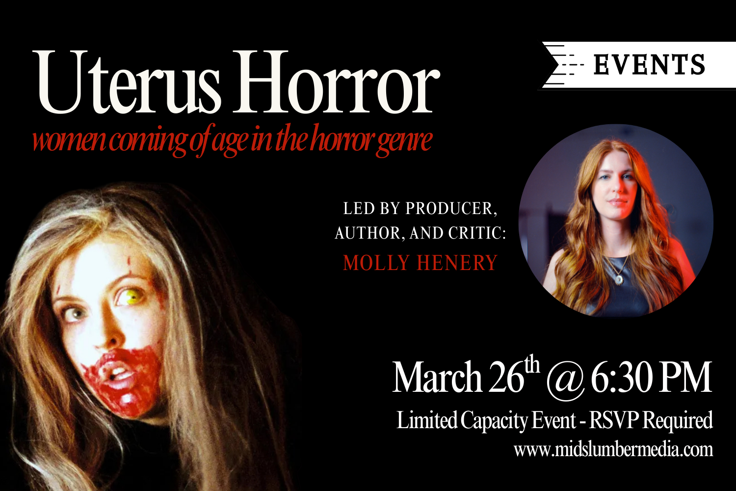 Uterus Horror: Women Coming of Age in the Horror Genre w/ Molly Henery