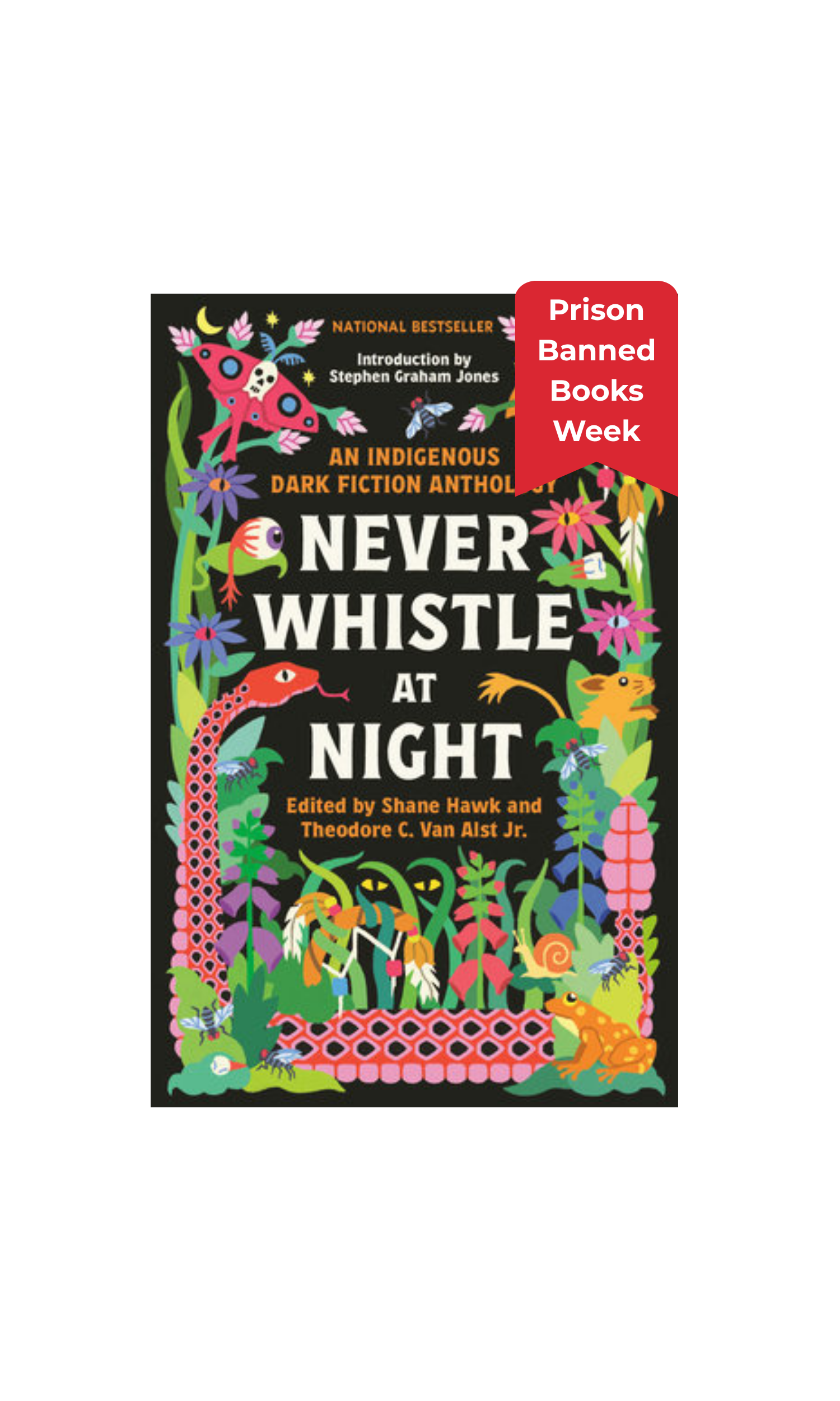 Never Whistle At Night by Various Authors [Paperback] - PRISON BANNED BOOK WEEK DONATION
