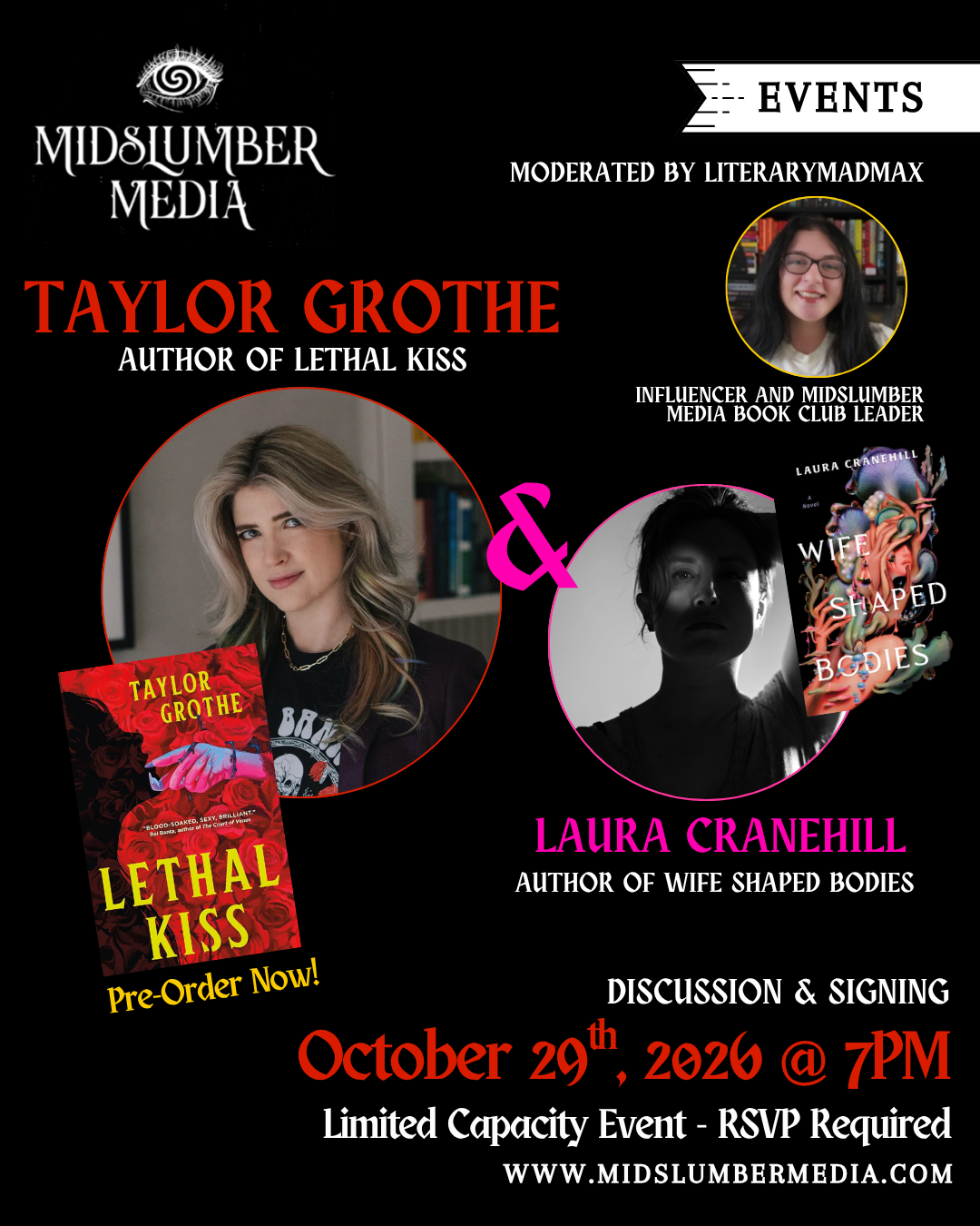 Author Event: Taylor Grothe and Laura Cranehill