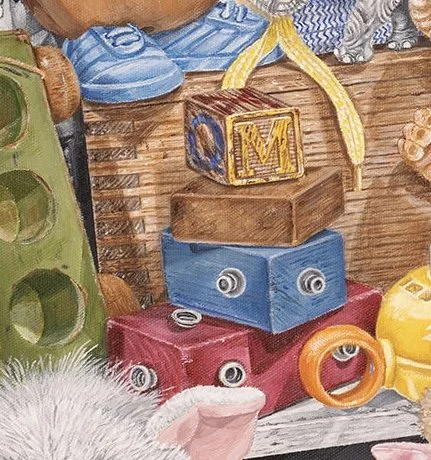 MQ Wooden Block Acrylics 8 3/4" x  8 7/8"