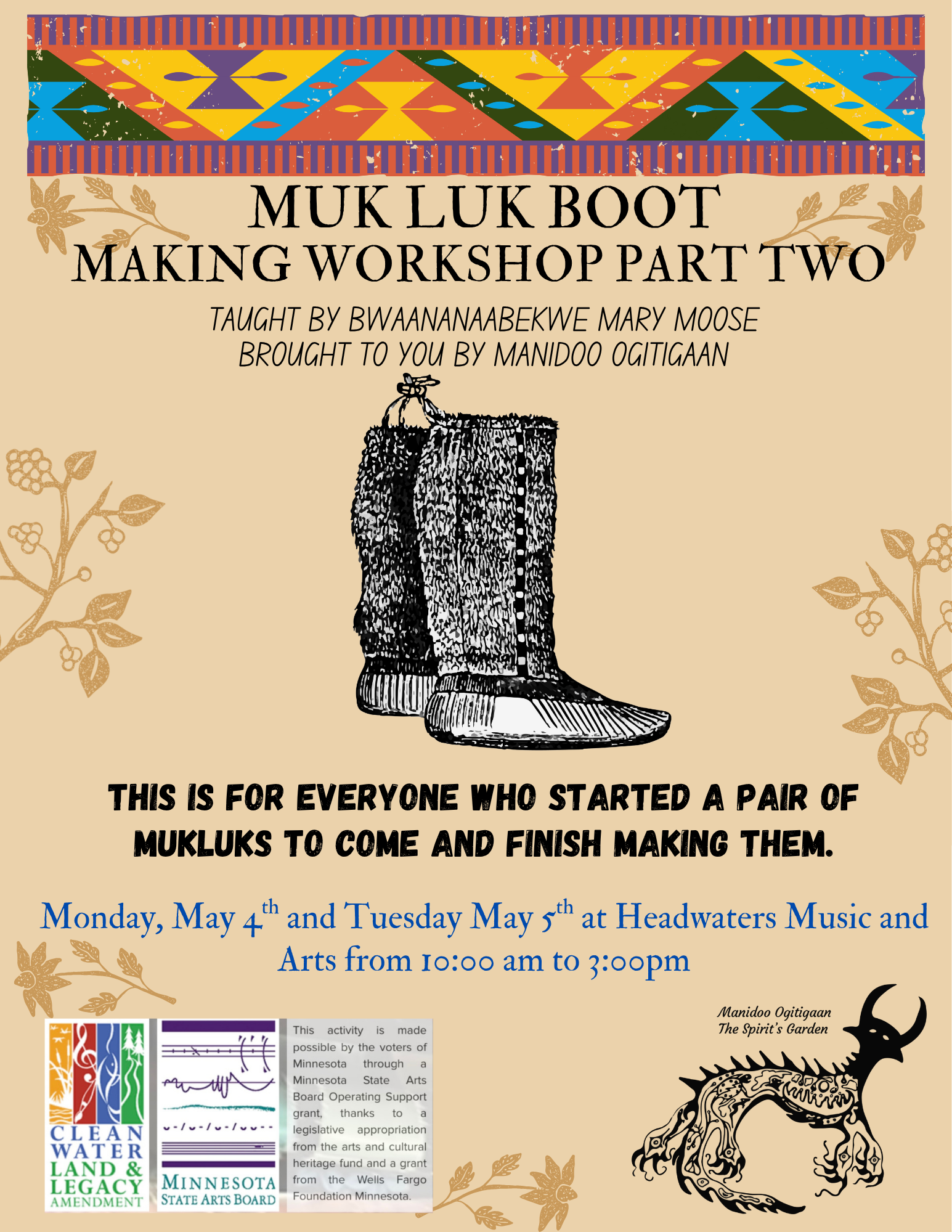 Muk Luk Boot Making Workshop Part II