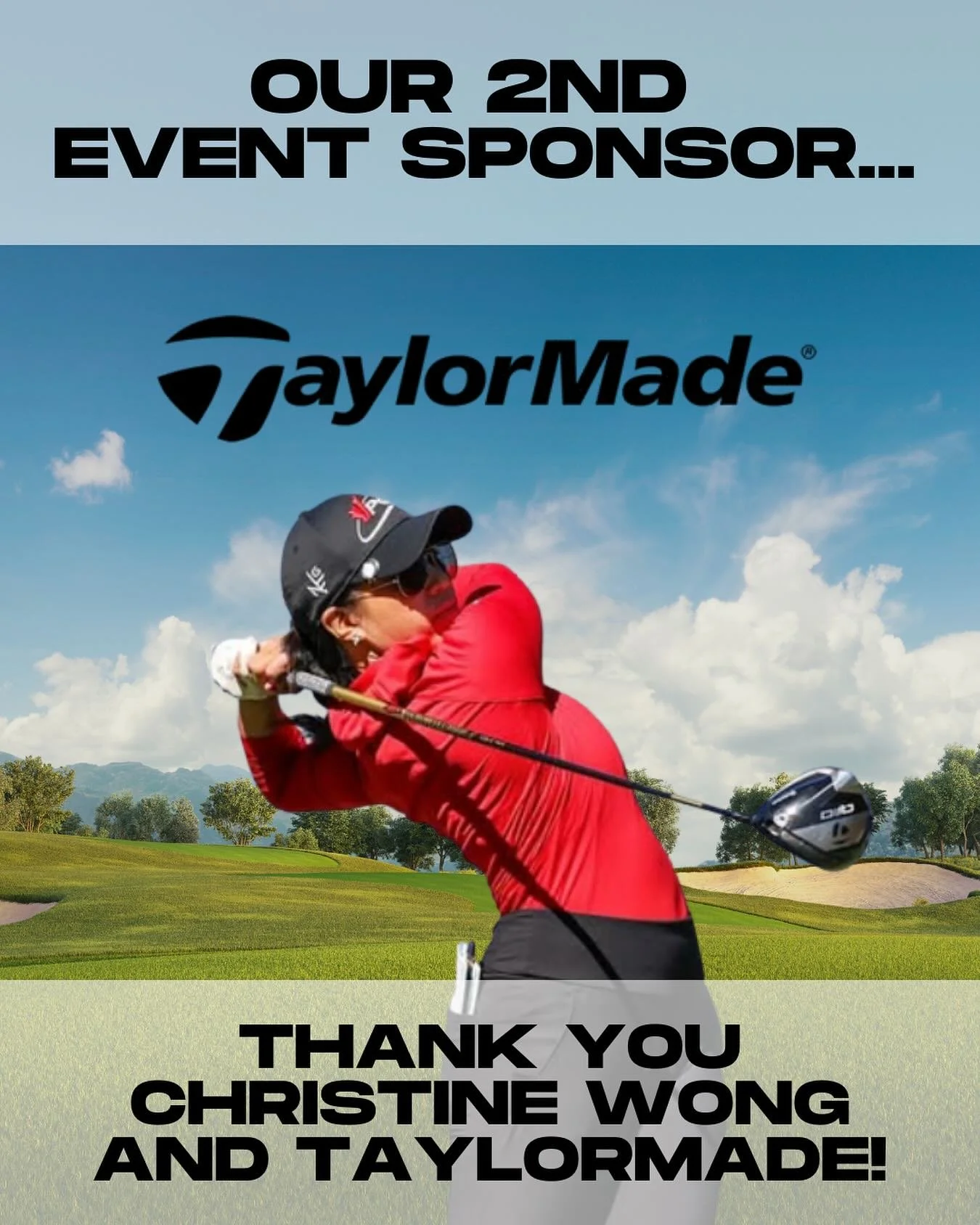 For our second event, we are also incredibly grateful for @christinewonggolf and @taylormade_ca for sponsoring our tournament with a free pack of Taylormade balls for each player competing! Thank you for your support! 

Sign up through our bio!