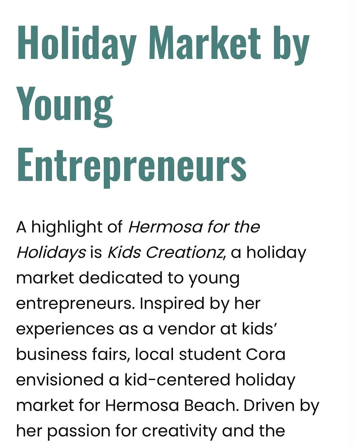Check out our write-up in the Local Anchor! https://localanchor.com/hermosa-for-the-holidays