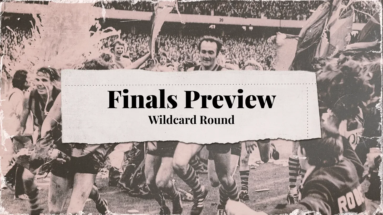 1st Wildcard Final: Melbourne vs Carlton
