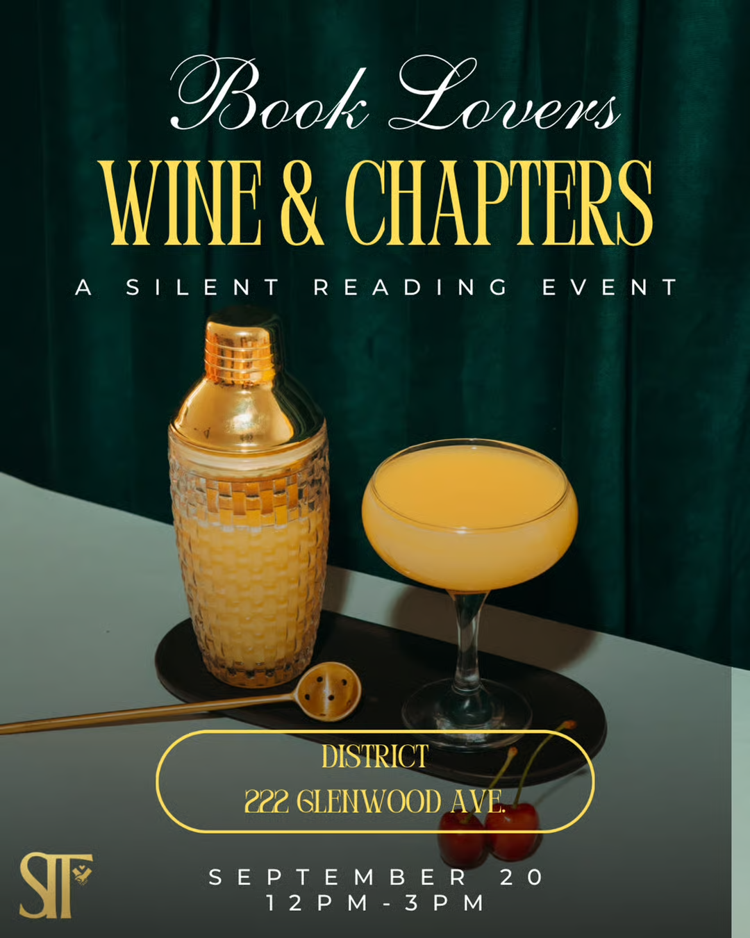 Wine & Chapters: A Silent Reading Event