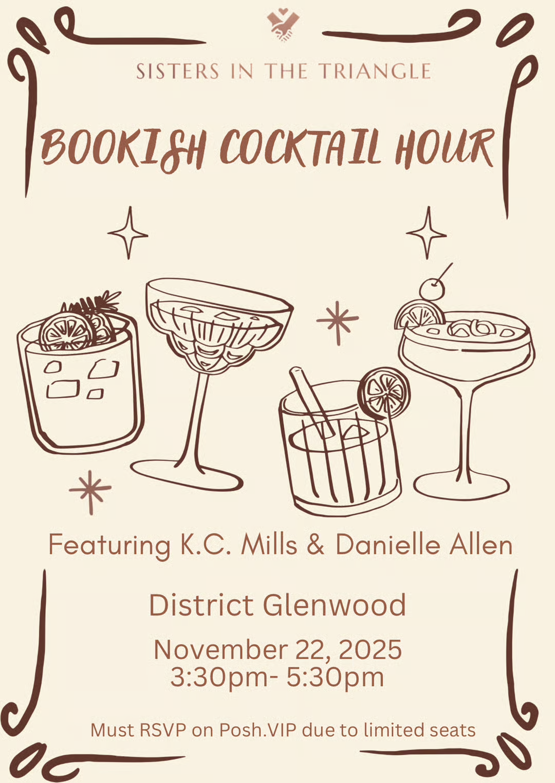 Bookish Cocktail Hour ft. K.C. Mills & Danielle Allen