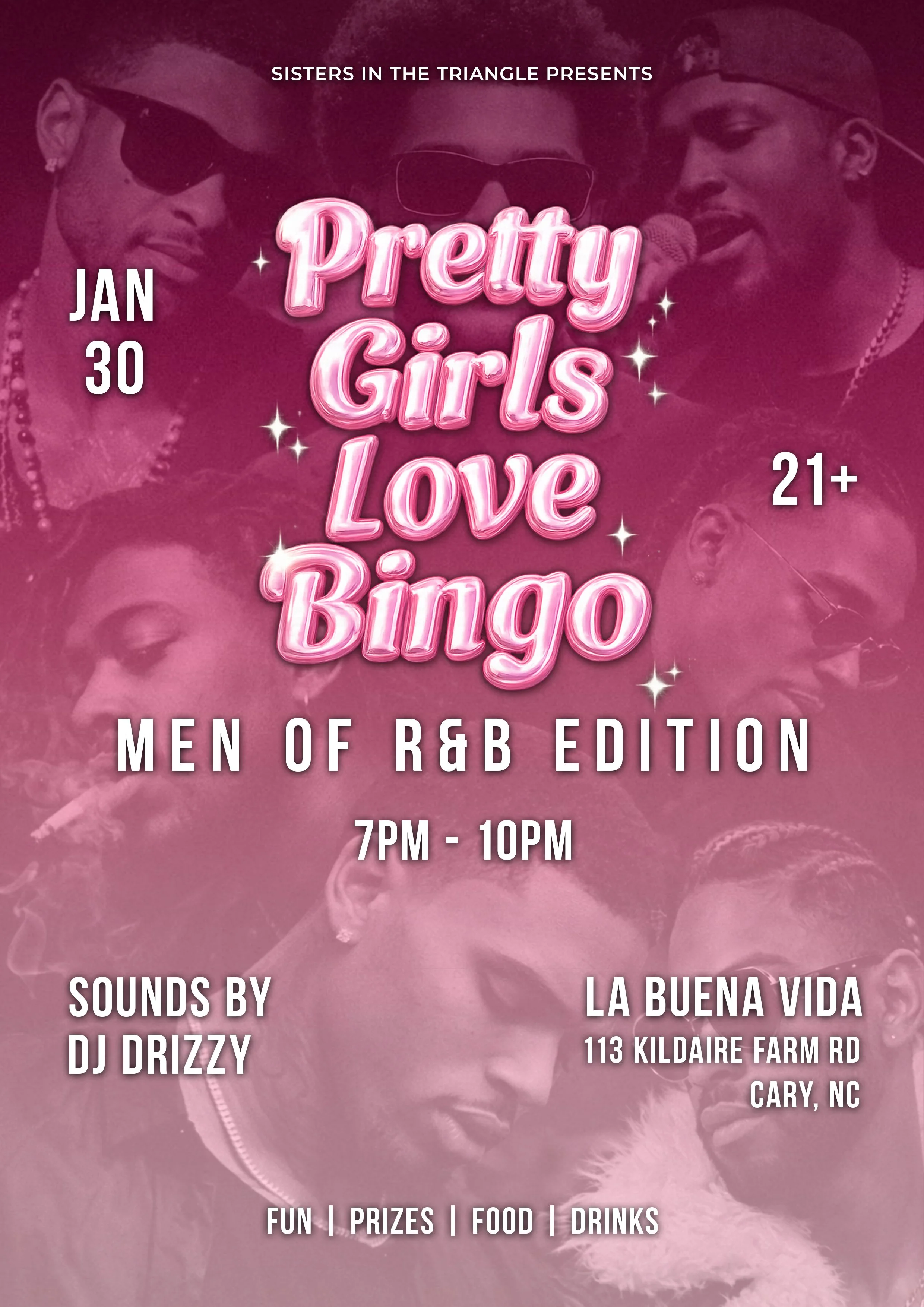 Pretty Girls Love Bingo: Men of R&B Edition