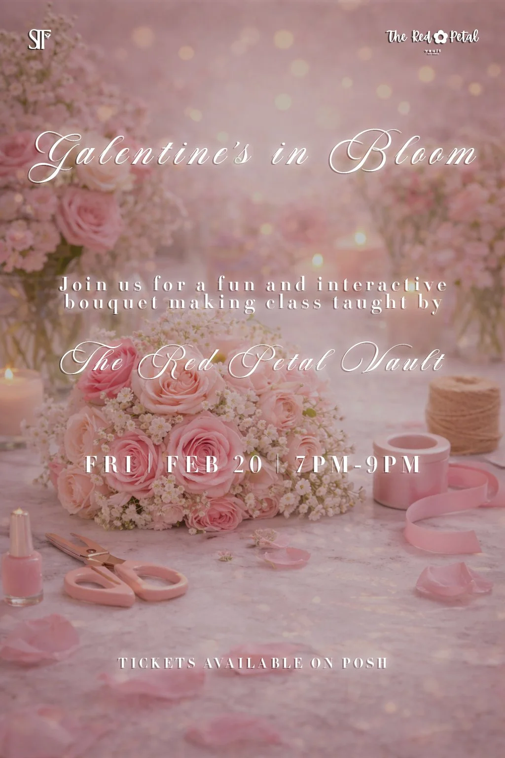 Galentine's in Bloom with The Red Petal Vault