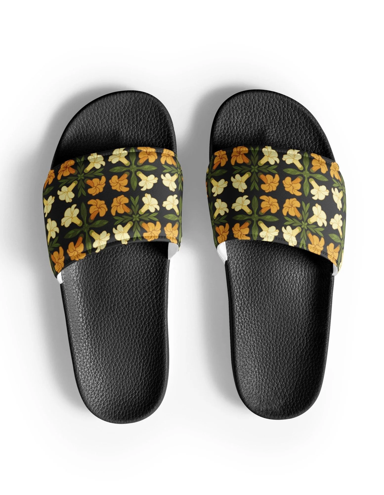 Puakenikeni Quilt Black/Color Women's slides