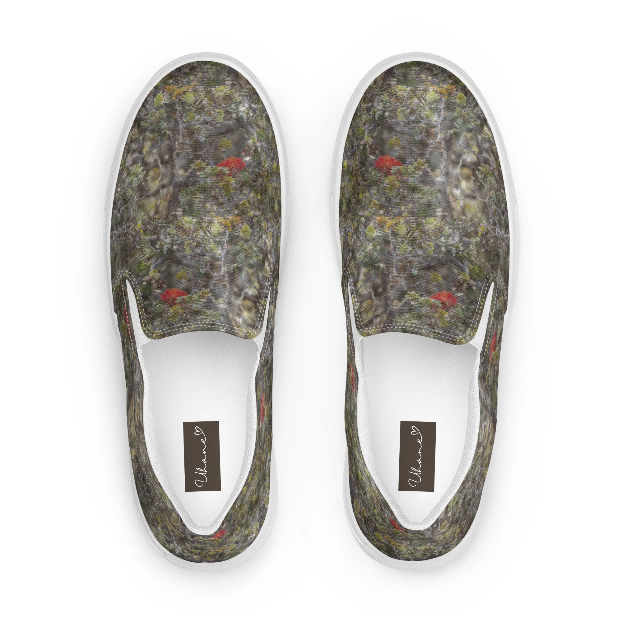 ʻŌhiʻa Camo – Men’s Slip-Ons
