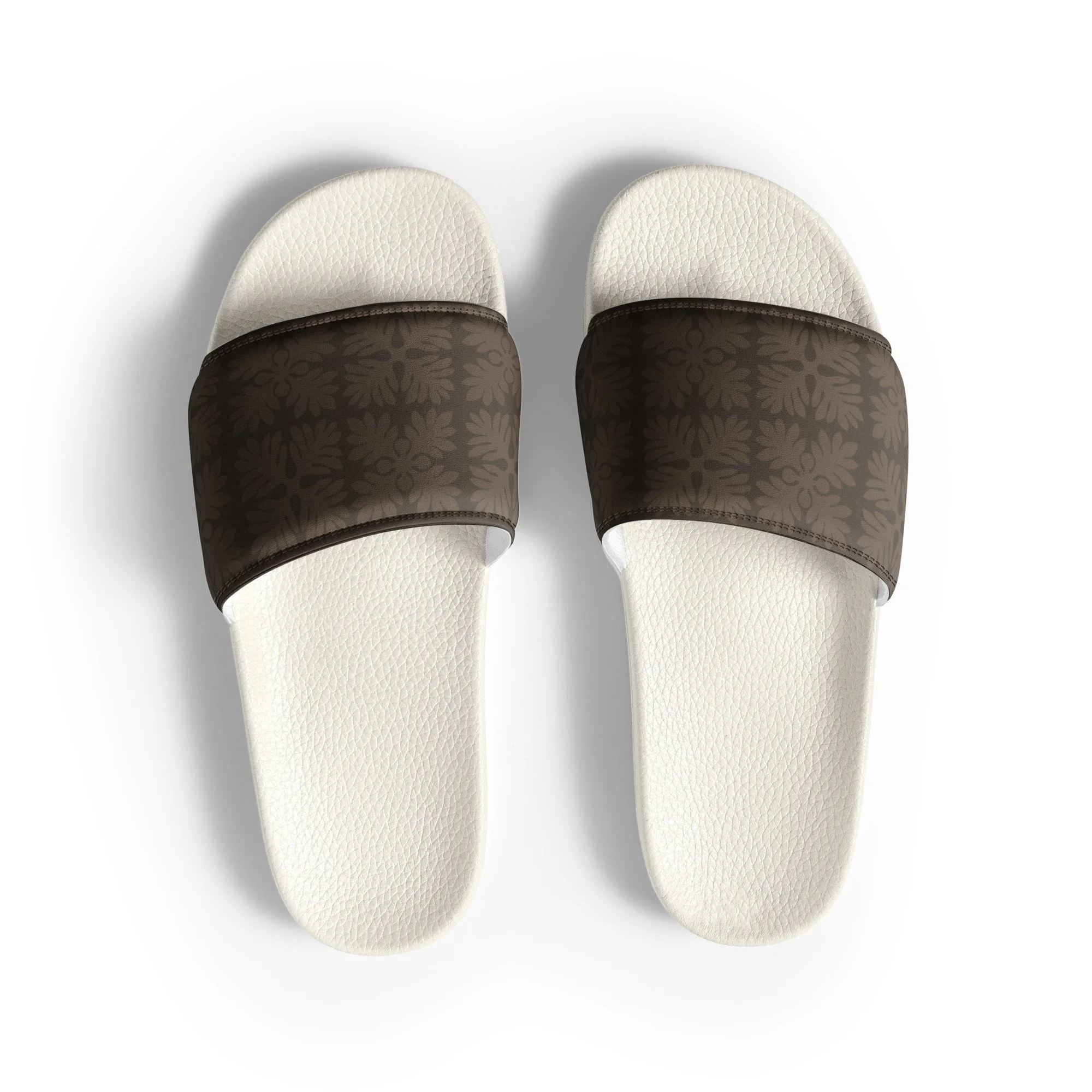 Ulu Quilt Print (Brown) Women's slides
