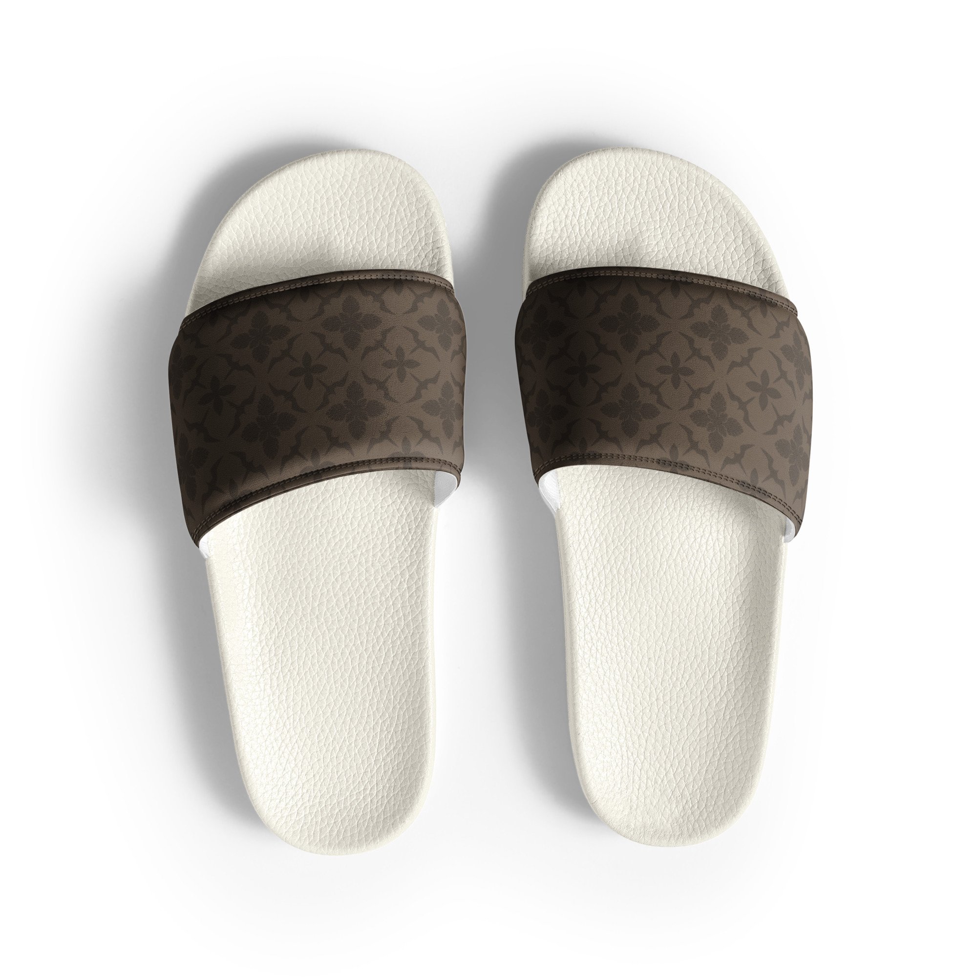 ‘Iwa Monogram (Brown) Women's slides