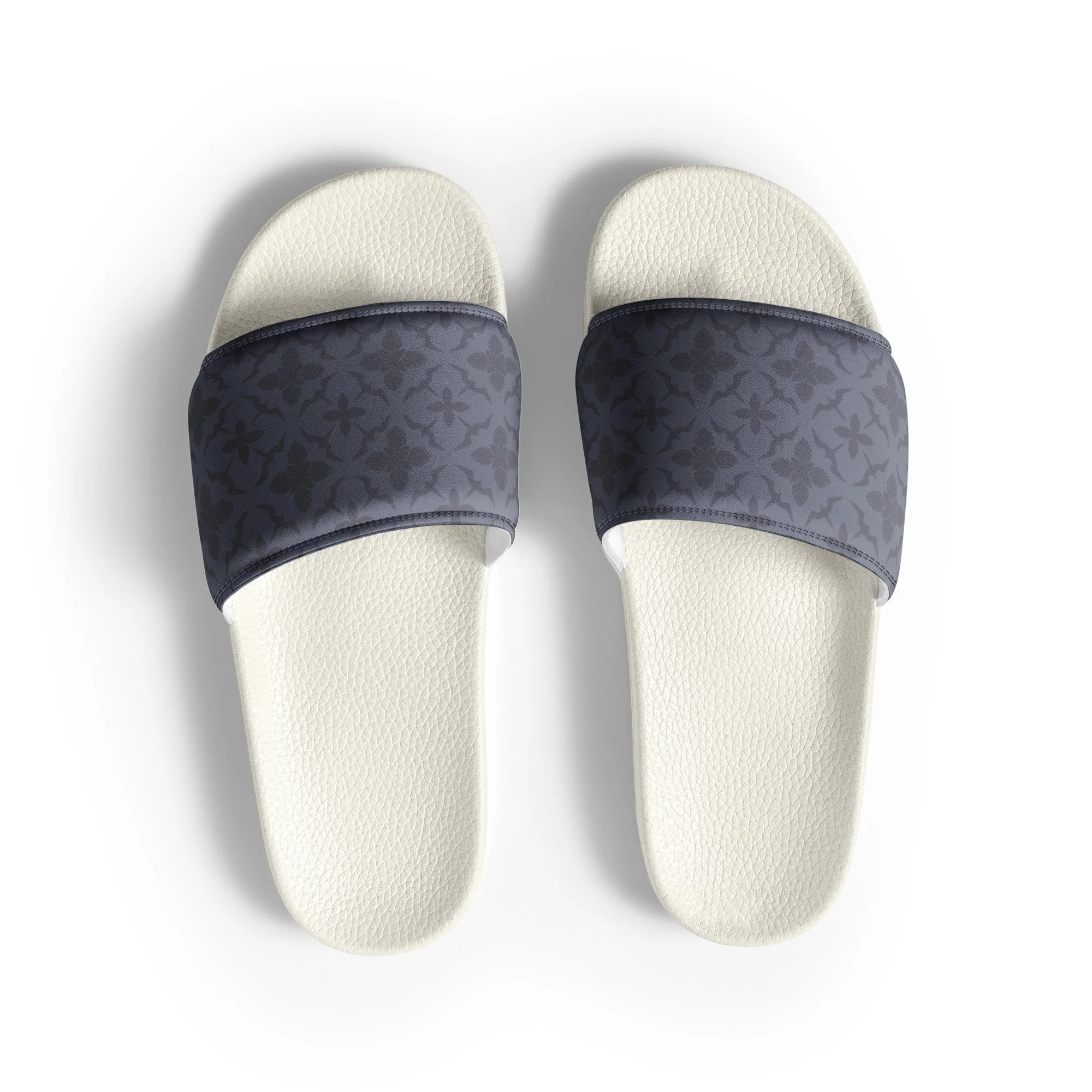 ‘Iwa Monogram (Slate) Women's slides