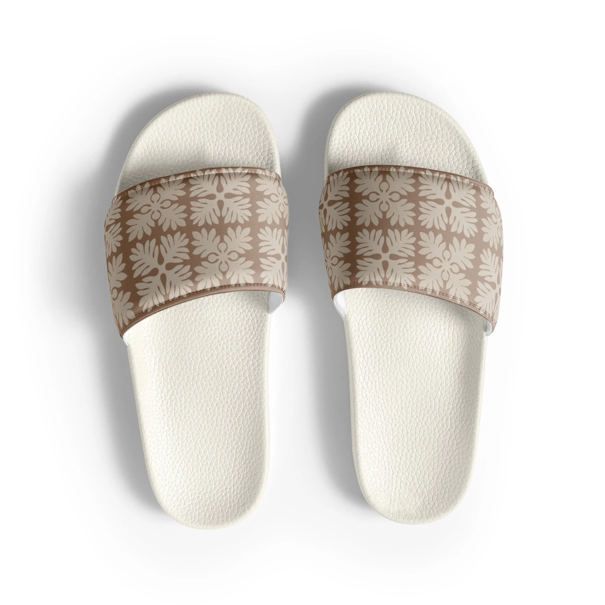 ‘Ulu Quilt Print Women's slides (Hapa Hunney)