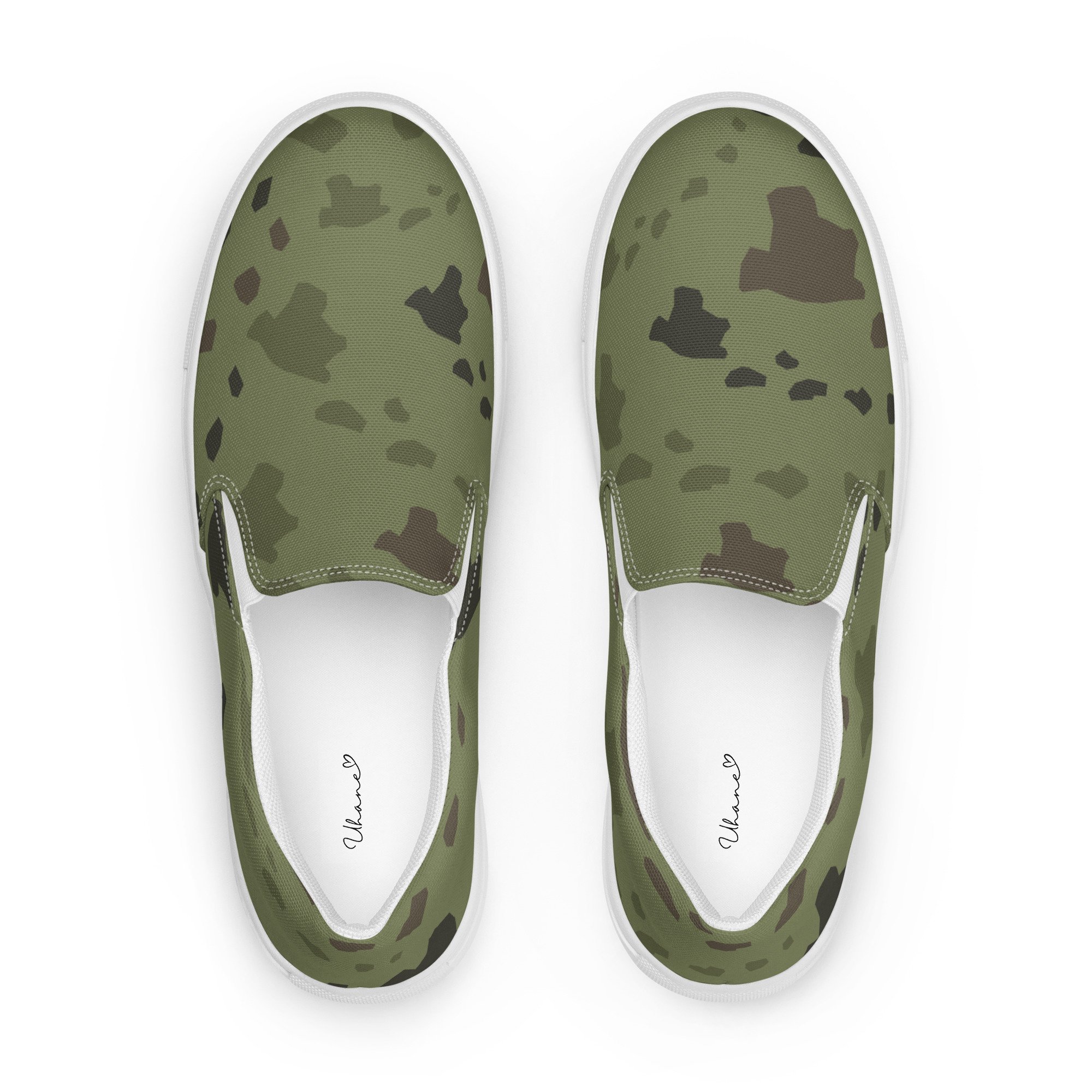 Island Chain Men’s Slip-On Shoes (Green)