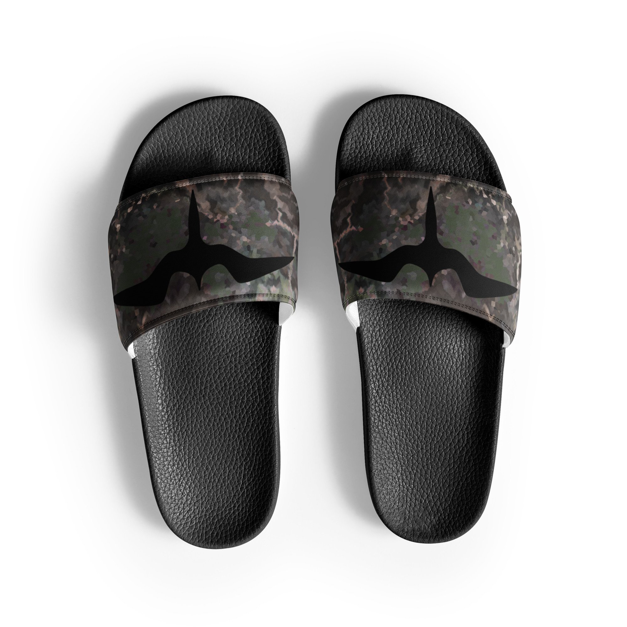 ‘Iwa ‘Āina Camo by Hawai’i Camo Co Mens Slides