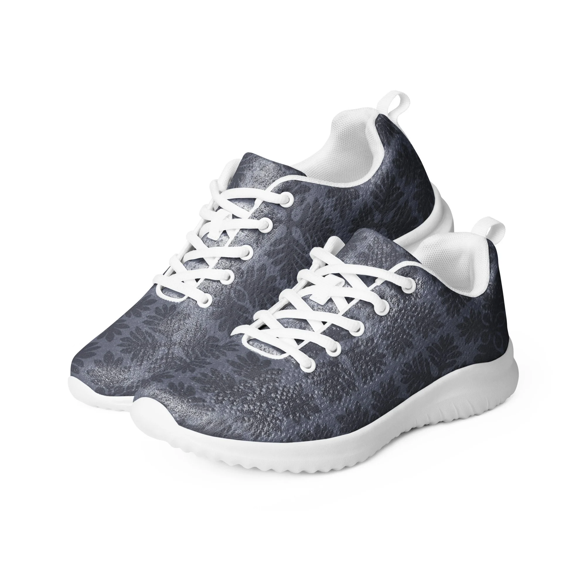 ‘Ulu Quilt Men’s Athletic Sneakers (Slate Blue)