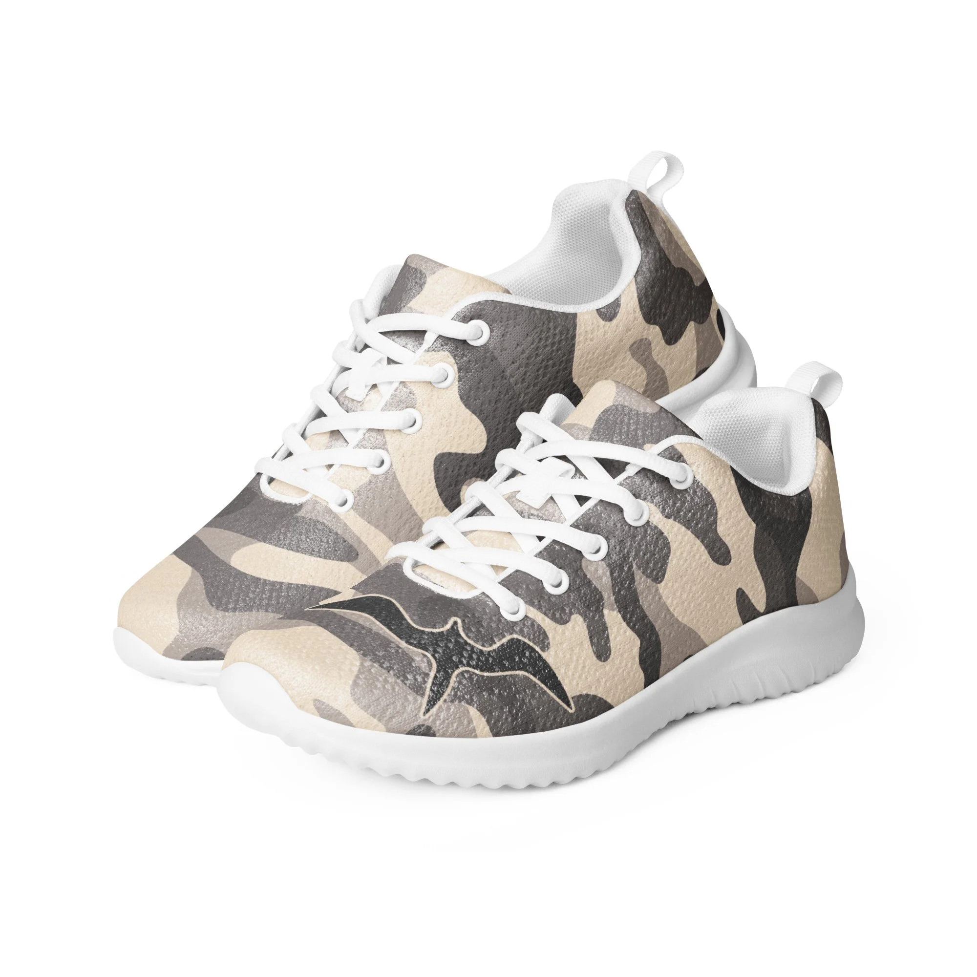 ‘Iwa GreyBeige Camo Men’s Athletic Sneakers