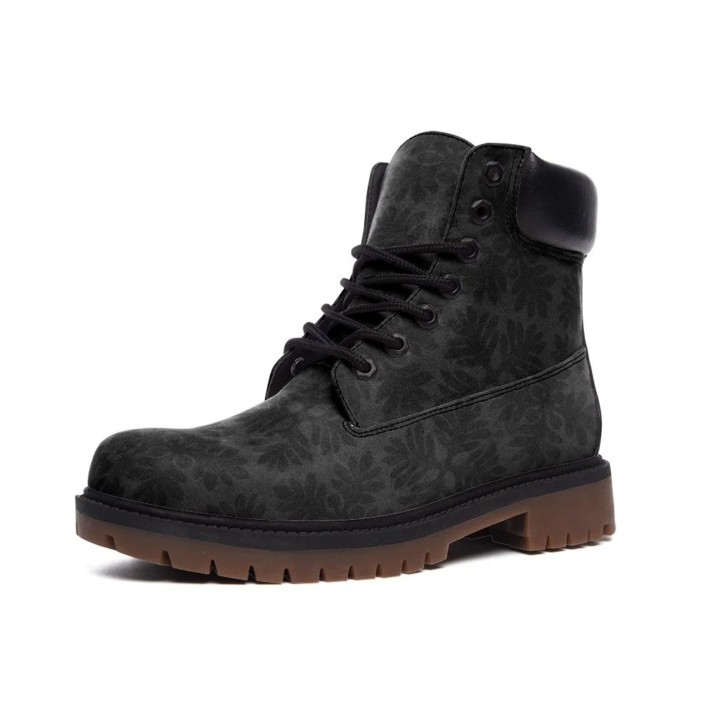 ‘Ulu Quilt Casual Leather Lightweight boots TB (Black)