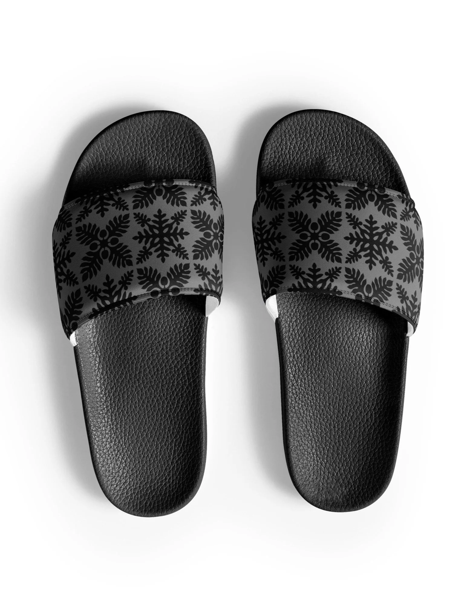 Quilt Pattern Slate Women's slides
