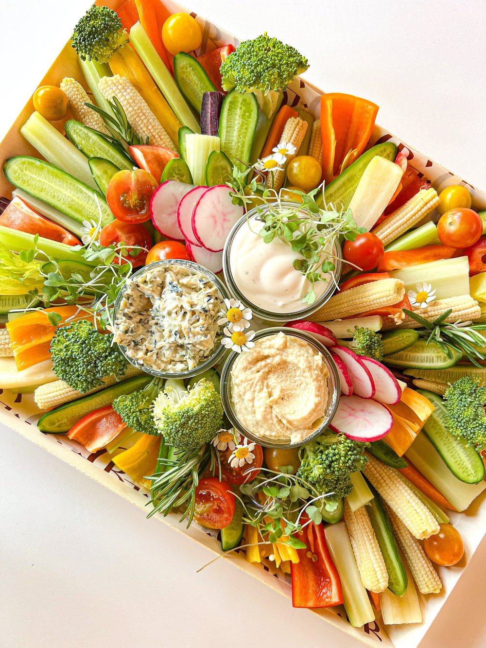 Medium Crudite Board — Grazing Box San Diego