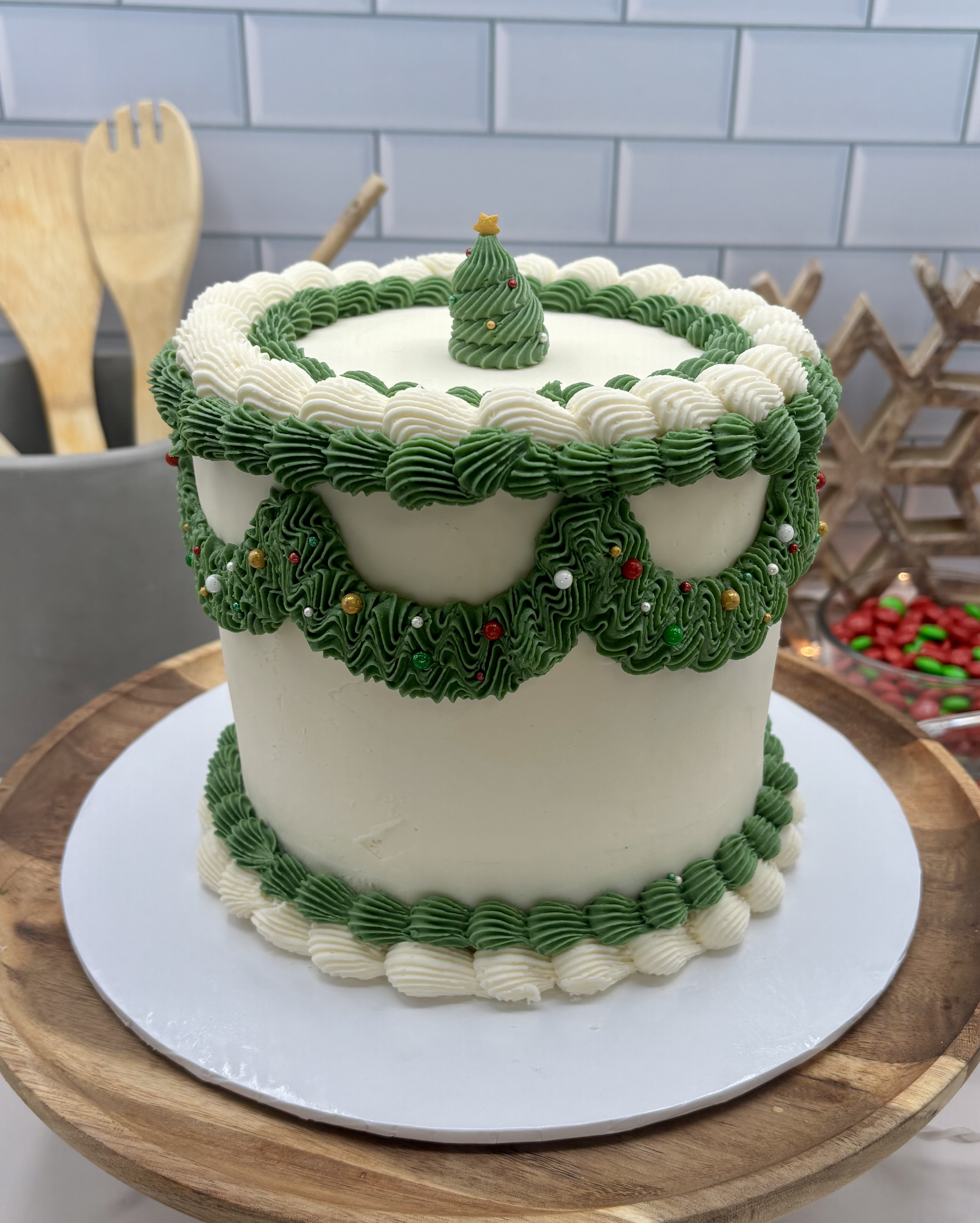 Christmas Confetti Cake