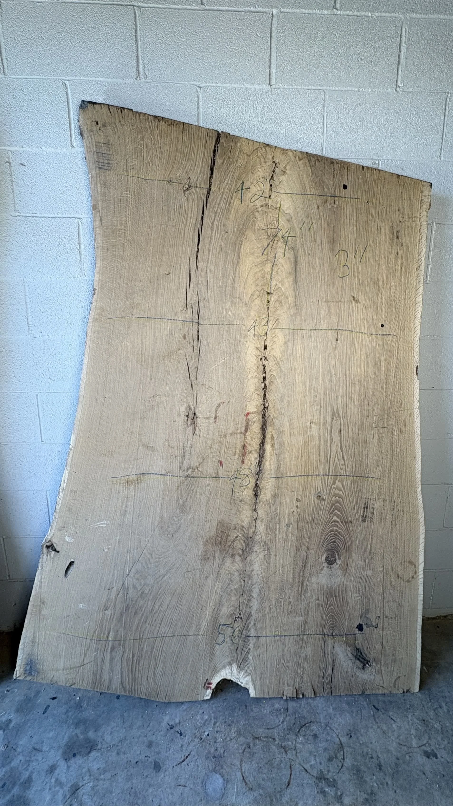 White Oak Slab WO001
