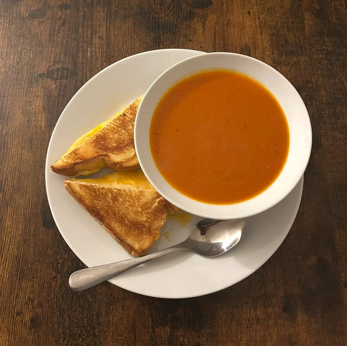 Grilled Cheese with Tomato Soup
