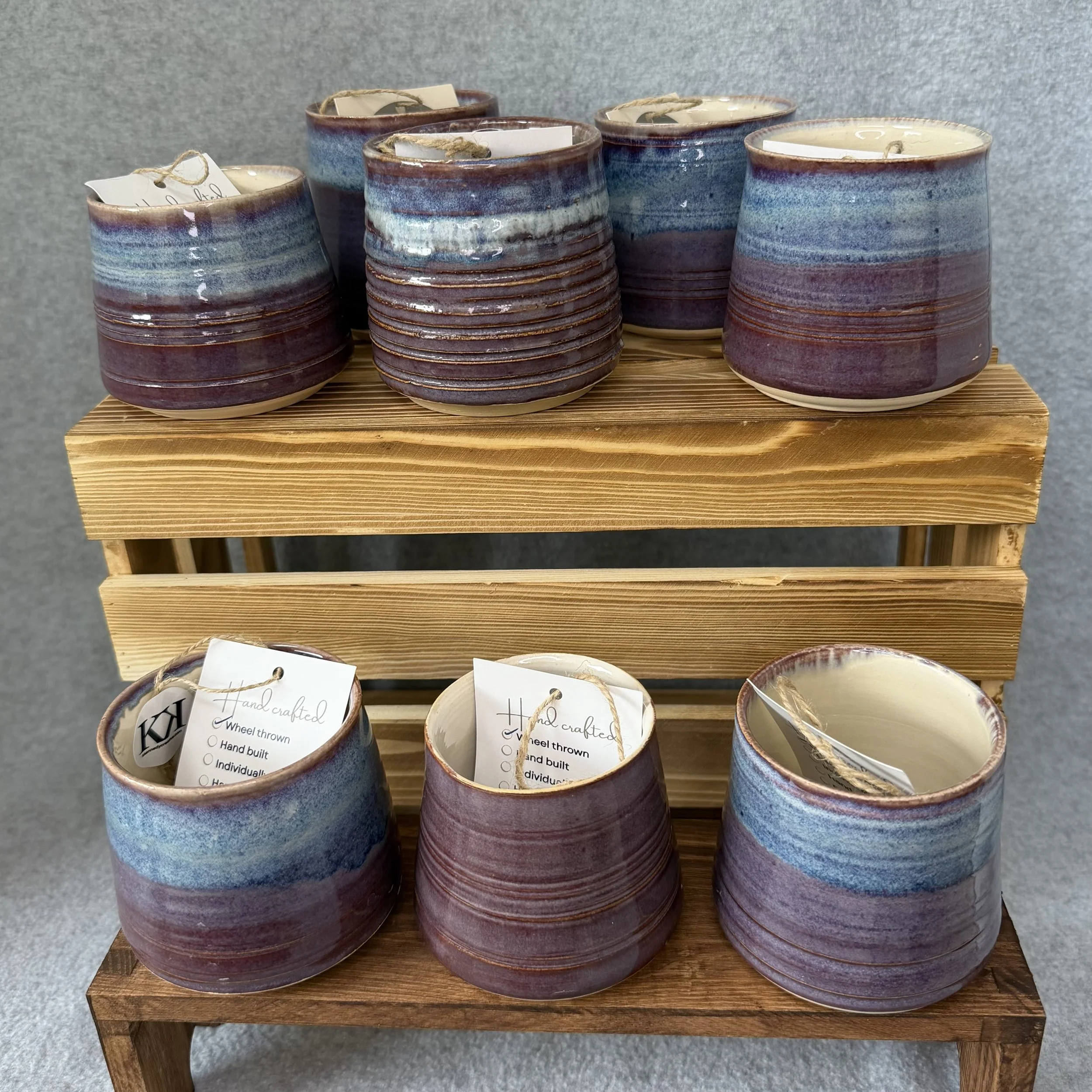 Stemless wine or whiskey cup