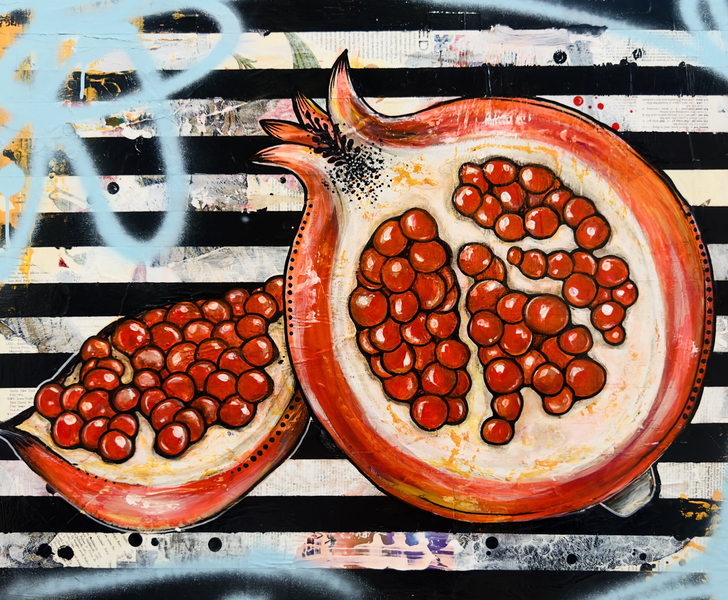 “Linger” Original Mixed Media