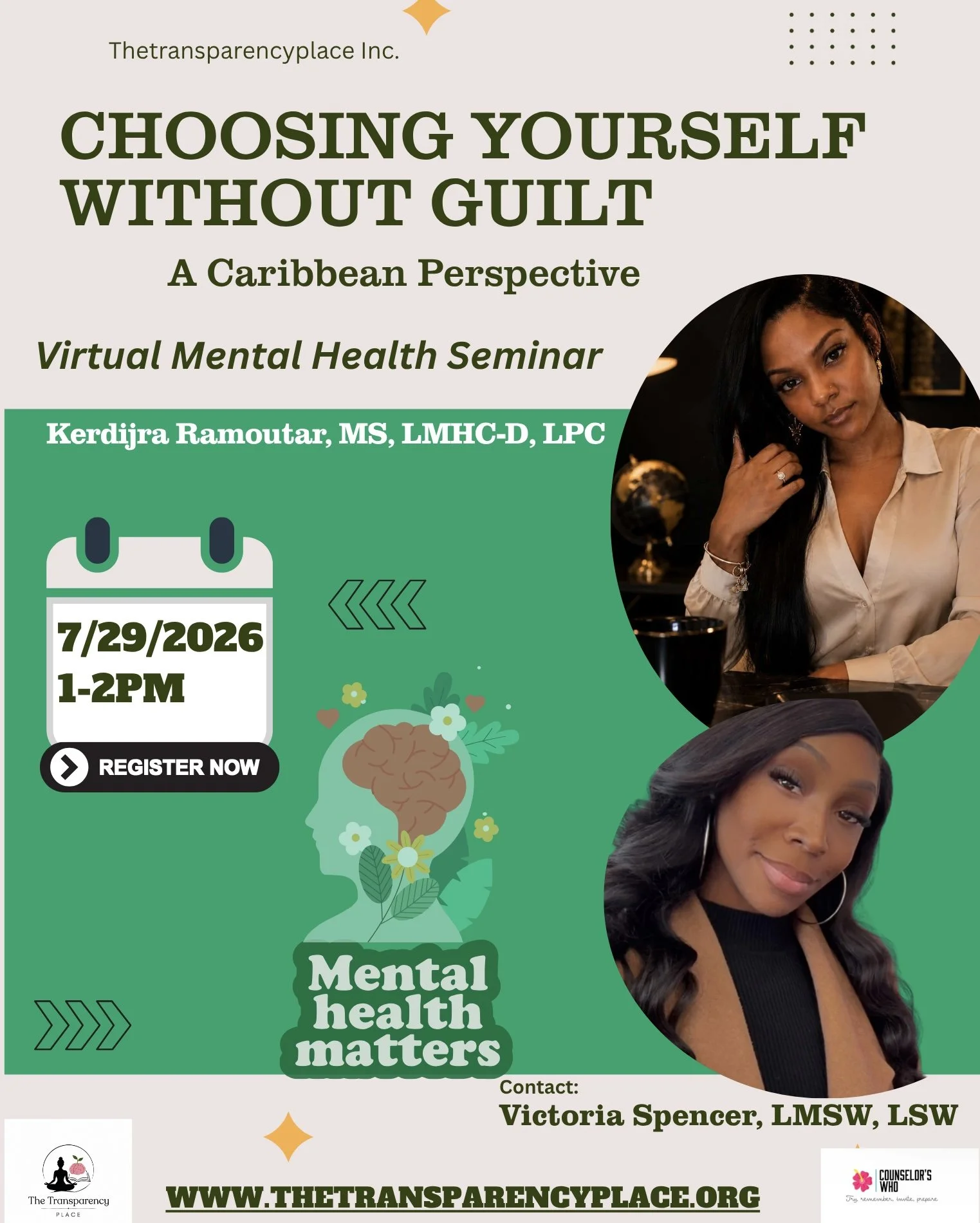 "Choosing yourself without guilt" 