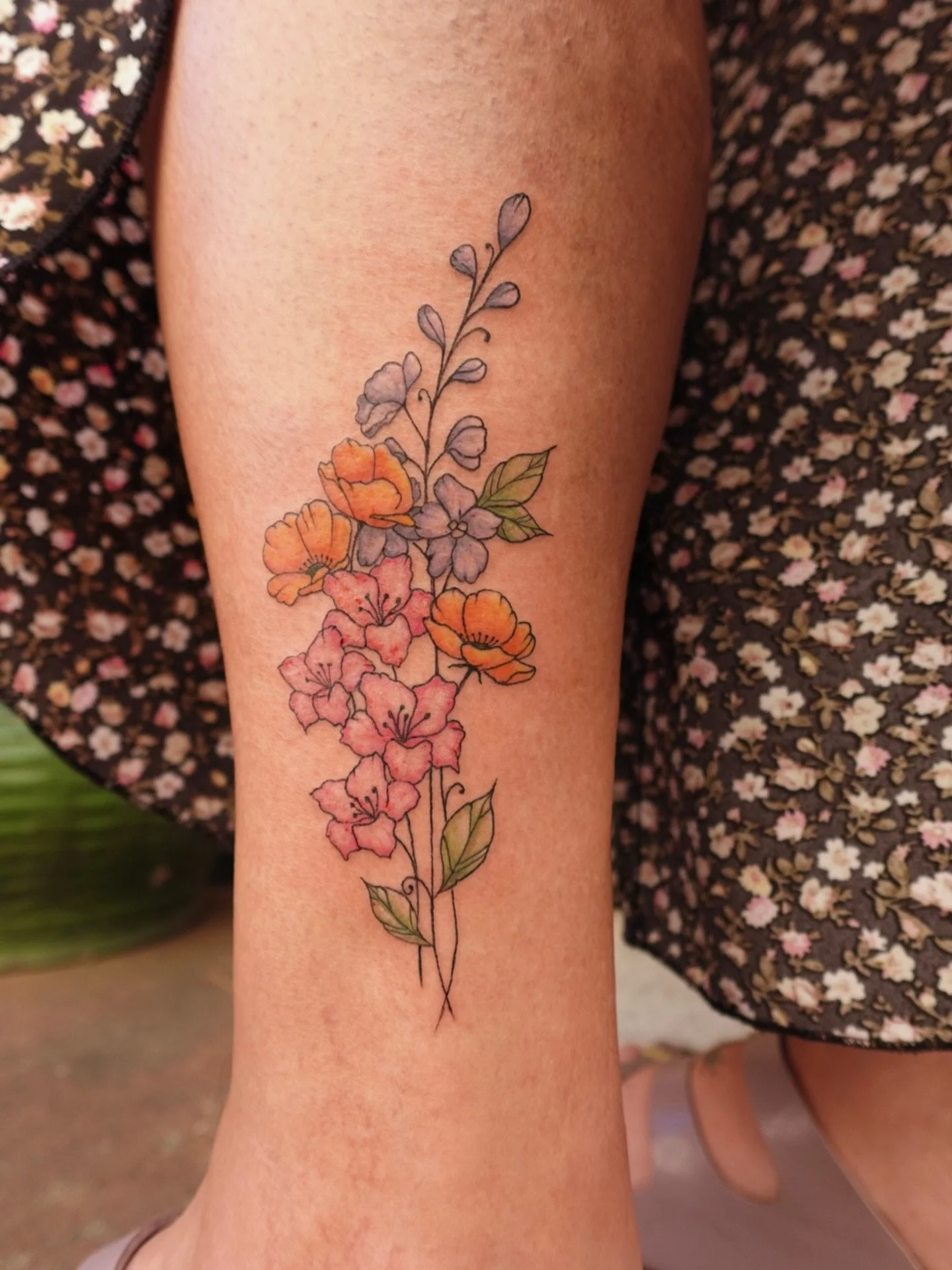 I love a pretty spring floral tattoo 😍

#sacramentotattooartist #sacramentotattooshop #finelineflorals #colorfloraltattoo