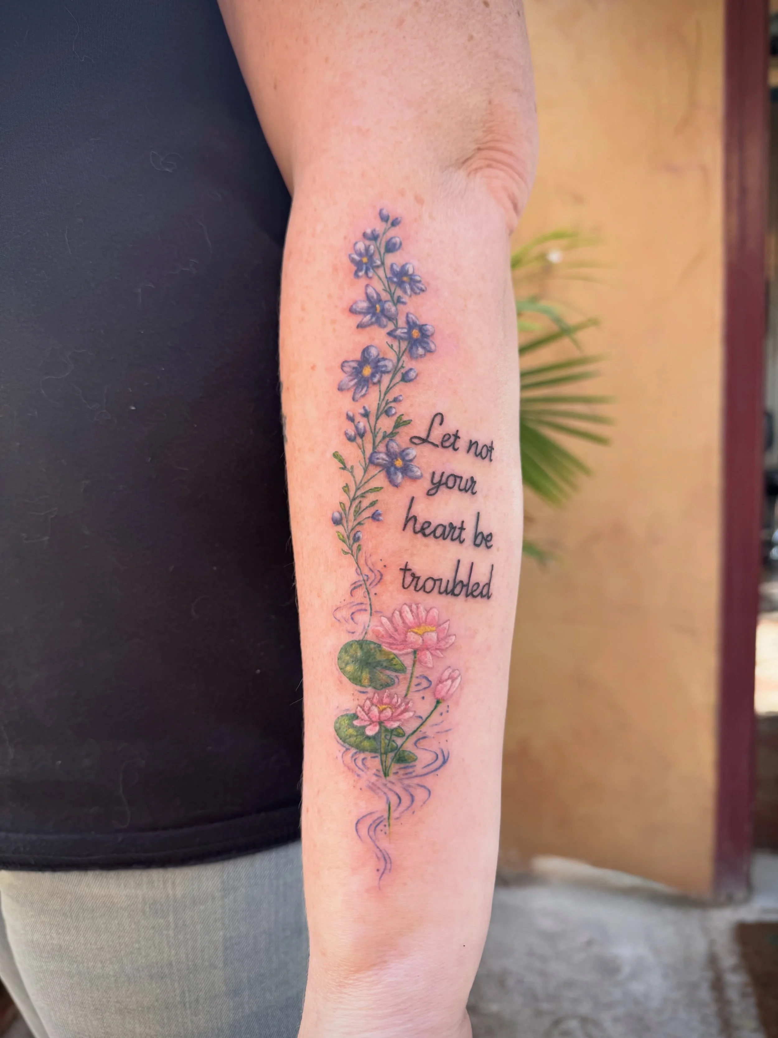 I never thought I&rsquo;d be a color tattoo artist but here we are 🙃 I actually really love it. I like to tattoo color like painting, layering values and different tones, creating depth with color and texture, even in a small form it turns out so pr
