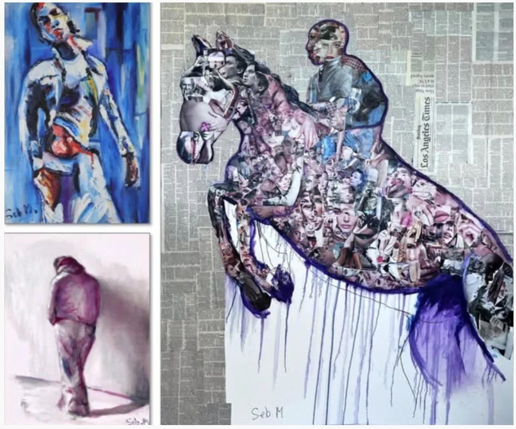 How Scale Changes the Viewer’s Emotional Experience
The size of a painting can transform the way it is experienced. As a French artist in Los Angeles and Palm Springs, I’ve learned that scale is not just a technical decision, it is an em