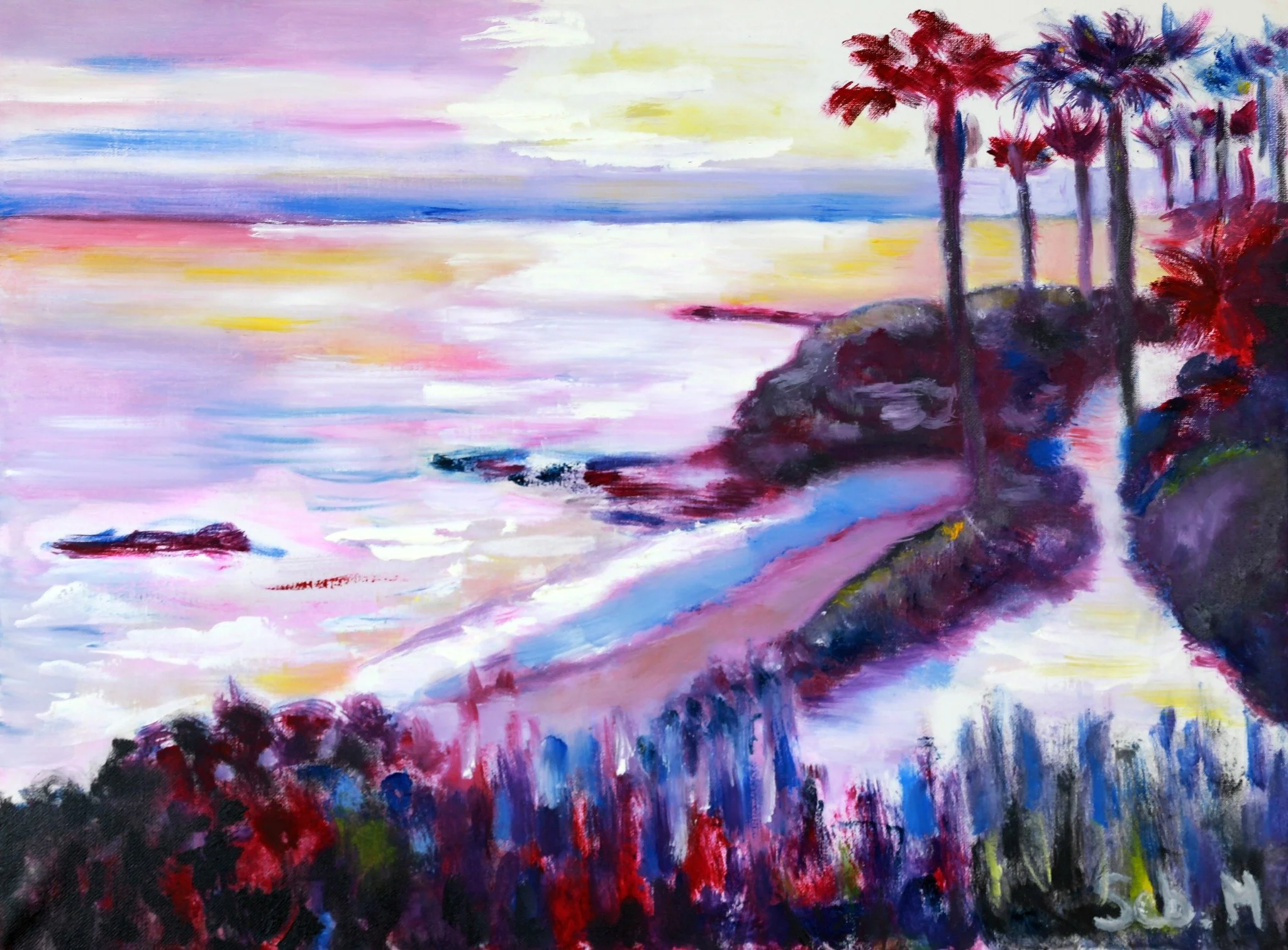 French Roots, Californian Light: How Place Shapes My Palette
Every artist is shaped by place, not just by geography, but by light, culture, and memory. For me, my identity as a contemporary expressionist painter is grounded in a constant dialogue be