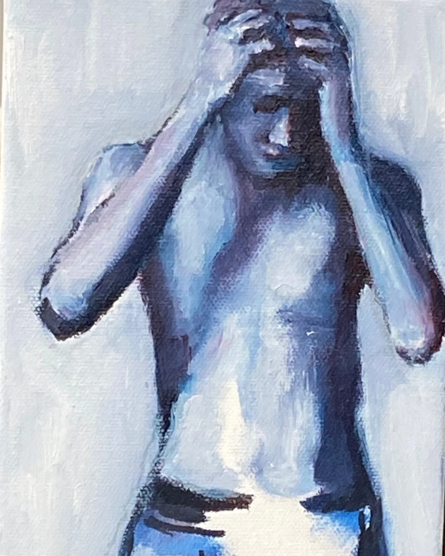 "Young Distress" An Expressionist Reflection by LA Artist Sebastien Montel

"Young Distress" is a compelling work by Los Angeles-based expressionist artist Sebastien Montel that captures the emotional turbulence of youth. 

This p