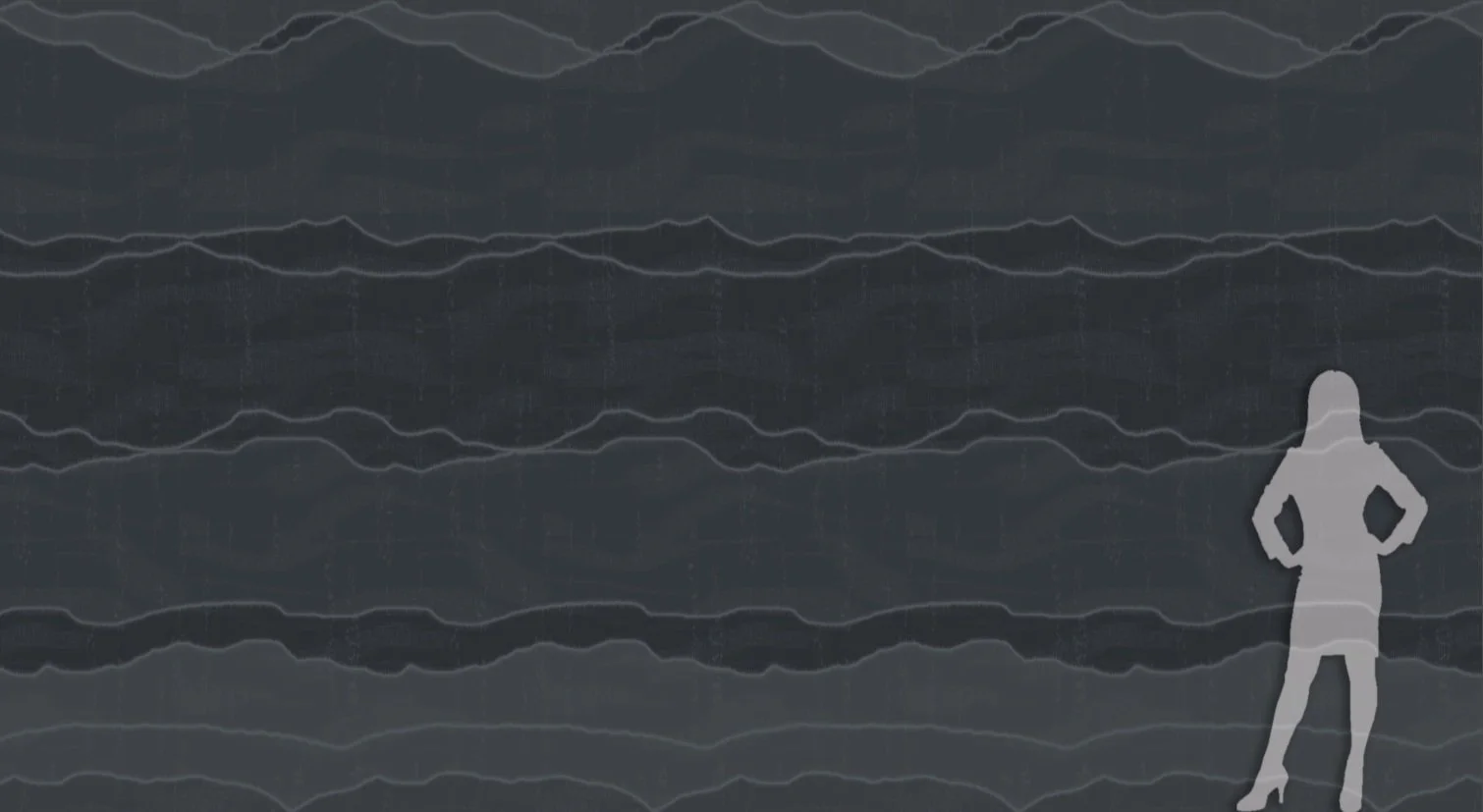 Abstract Wave - Wall